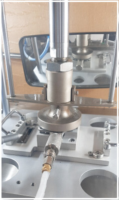 Water dip leak test for 12 Bar pressure check